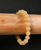 10mm Siberian Light Brown Jade Bracelet #2768