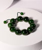 18mm Canadian Jade Beaded Bracelet #1880