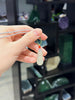 Hetian Jade Pendant Rich Bean White Peapod Pendant Natural Jade 28mm #1494