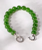 8mm Siberian Apple Green Beaded Bracelet #1867