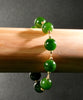 12mm Siberian Jade Starry Beaded Bracelet #2757