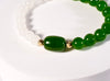 Siberian White Jade Bracelet Natural Jade #1338