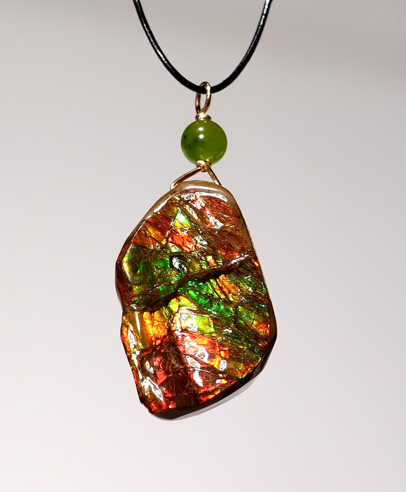 Ammolite Pendant #1321