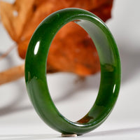 AA+ Canadian Jade Bangle 61mm #2585