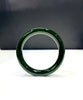 Siberian Jade Round Bangle Natural Jade Bracelet 52.5mm #1427