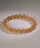 10mm Siberian Light Brown Jade Bracelet #2768