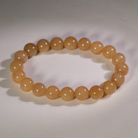 10mm Siberian Light Brown Jade Bracelet #2768