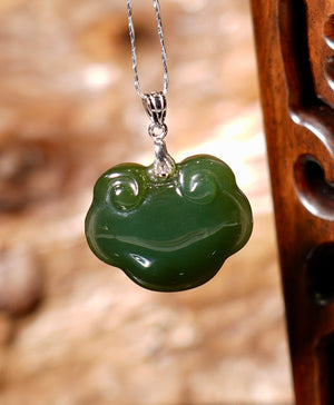 Hetian Jade Ruyi Pendant #1278