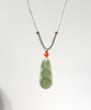 Hetian Jade Pendant Rich Bean Peapod Pendant Natural Jade 28mm #1493
