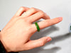 Siberian Jade Band Ring #3071