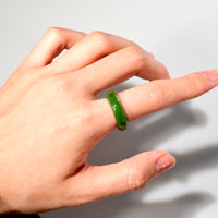 Siberian Jade Band Ring #3071