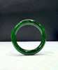 Siberian Jade Round Bangle Natural Jade Bracelet 57mm #1424