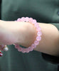 Rose Quartz Crystal Bracelet #824