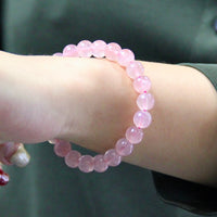 Rose Quartz Crystal Bracelet #824