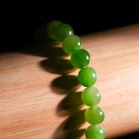 8mm Polar Jade Beaded Bracelet #2762