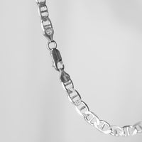 20" Flat Anchor 925 Sterling Silver Chain #1