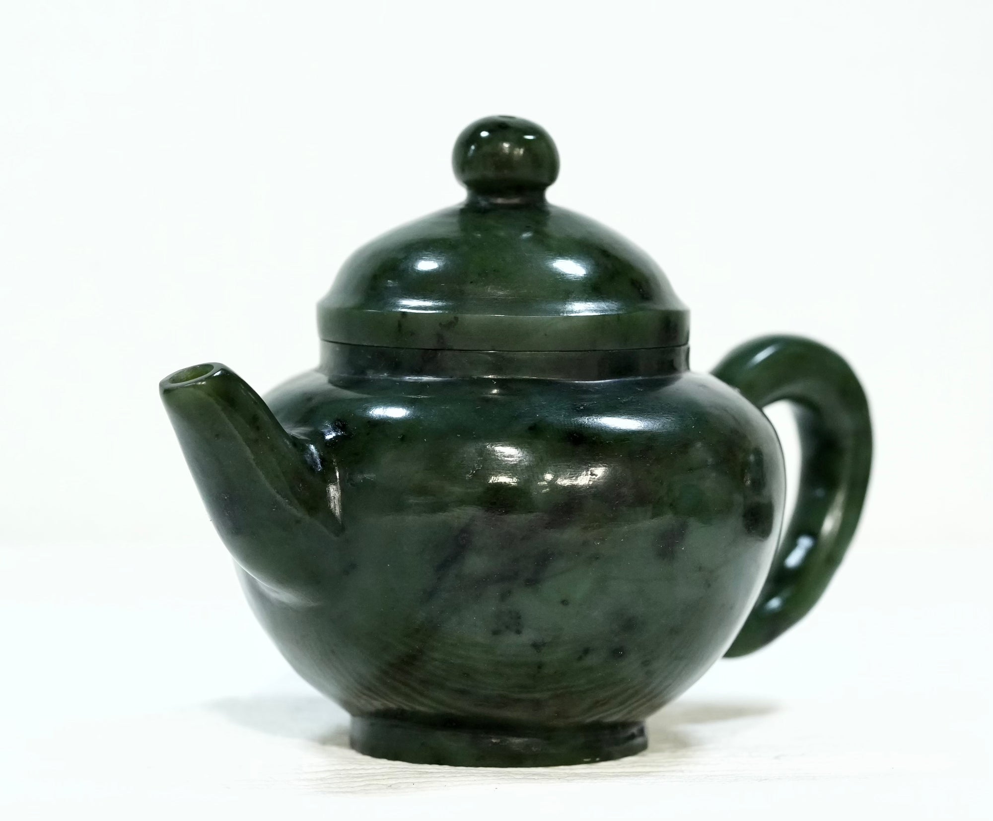 Scholar Jade Teapot #2985
