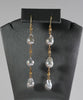 18K Akoya Salt Sea Baroque Pearl Earrings #2663