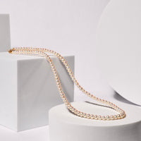 14K 3.5-4.5mm Freshwater Pearl Necklace #2296