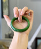 Canadian Jade Bangle Natural Jade Bracelet A Grade 55mm #150