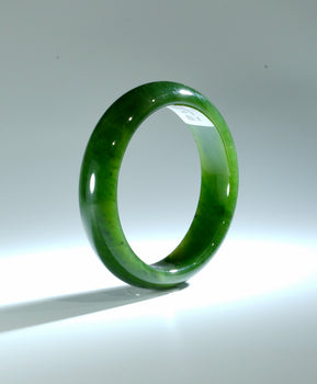 Polar Jade Bangle Natural Jade Bracelet AAA Grade 62mm #1517
