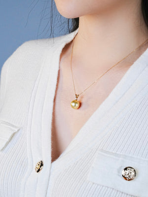 SOUTH SEA GOLD PEARL PENDANT #1646