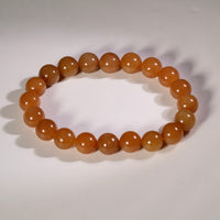 10.5mm Siberian Brown Jade Bracelet #2769