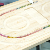 3.5mm Tourmaline Necklace 14K Clasp #2233