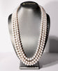 7-8.5mm Three Strands Freshwater Pearl Necklace #1598