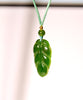 Canadian Jade Leaf Pendant Natural Jade #1802