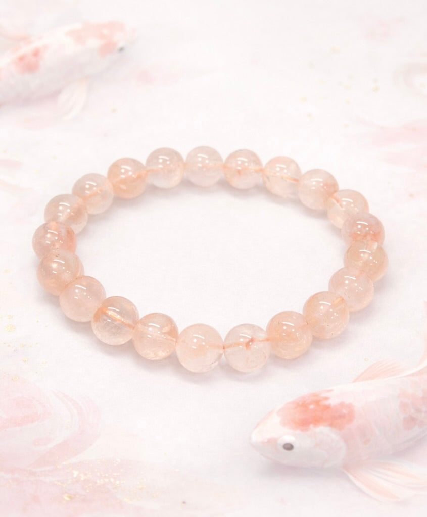 Red Crystal Bracelet Lucky Bracelet Natural Crystal #1603