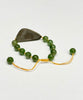 Canadian Ammolite Bracelet Polar Jade Bracelet Natural Stone #1214