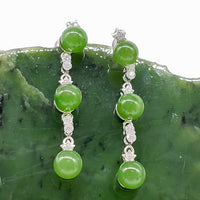 UNIQUE THREE BEADS EARRINGS #1069