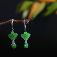 Jade Butterfly Earrings #2524