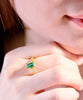 18K Colombian Emerald Ring #2187