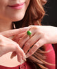 18K Siberian Jade Ball Ring #2252