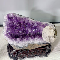Amethyst Geode Base Cut (3.2 LB) #3087