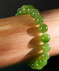 9.5mm Siberiana Jade Beaded Bracelet #2763