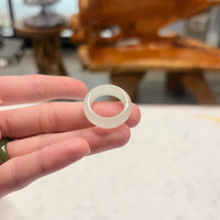 Top Grade White Jade Ring #383
