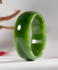 Wide Band Jade Bangle 61mm #2479