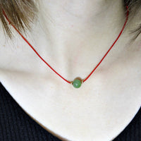 LUCKY BEAD SIBERIAN JADE NECKLACE #981