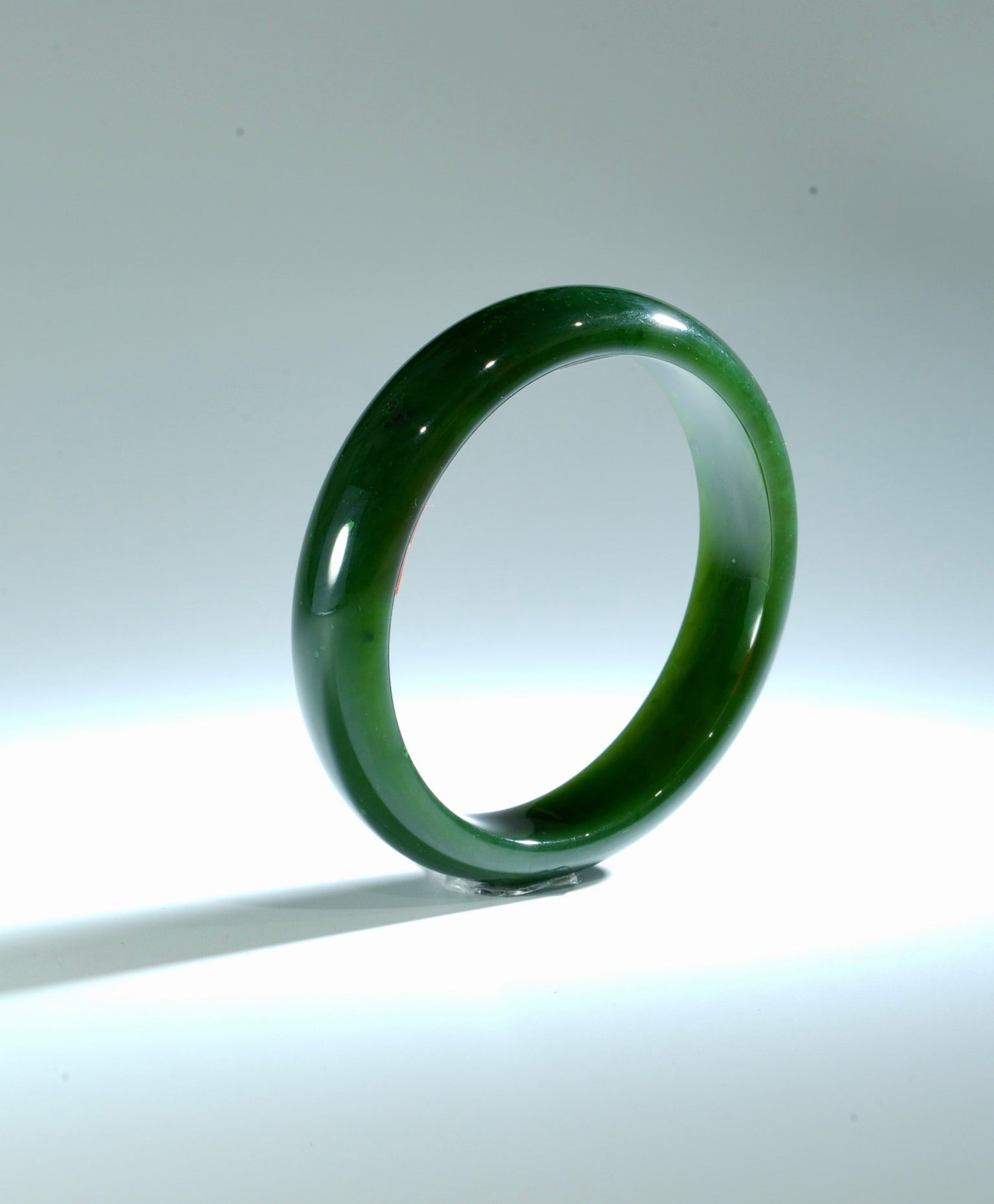 AA Polar Jade Grade Jade Bangle 58.4mm #989