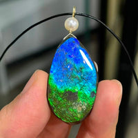Ammolite Pendant #1323