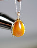 18k Sugar Jade Waterdrop Pendant #2061