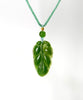 Canadian Jade Leaf Pendant #1802