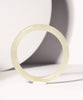 Hetian Jade Round Bangle Natural Jade Bracelet 52mm #1345