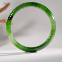 No.7 Old Mind Siberian Jade Bangle 58mm #2637