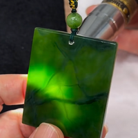 Safe and Sound/Peace Jade Pendant #1273