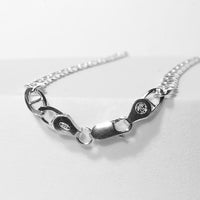 20" Flat Anchor 925 Sterling Silver Chain #2