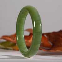 Chatoyant Jade Bangle #1949